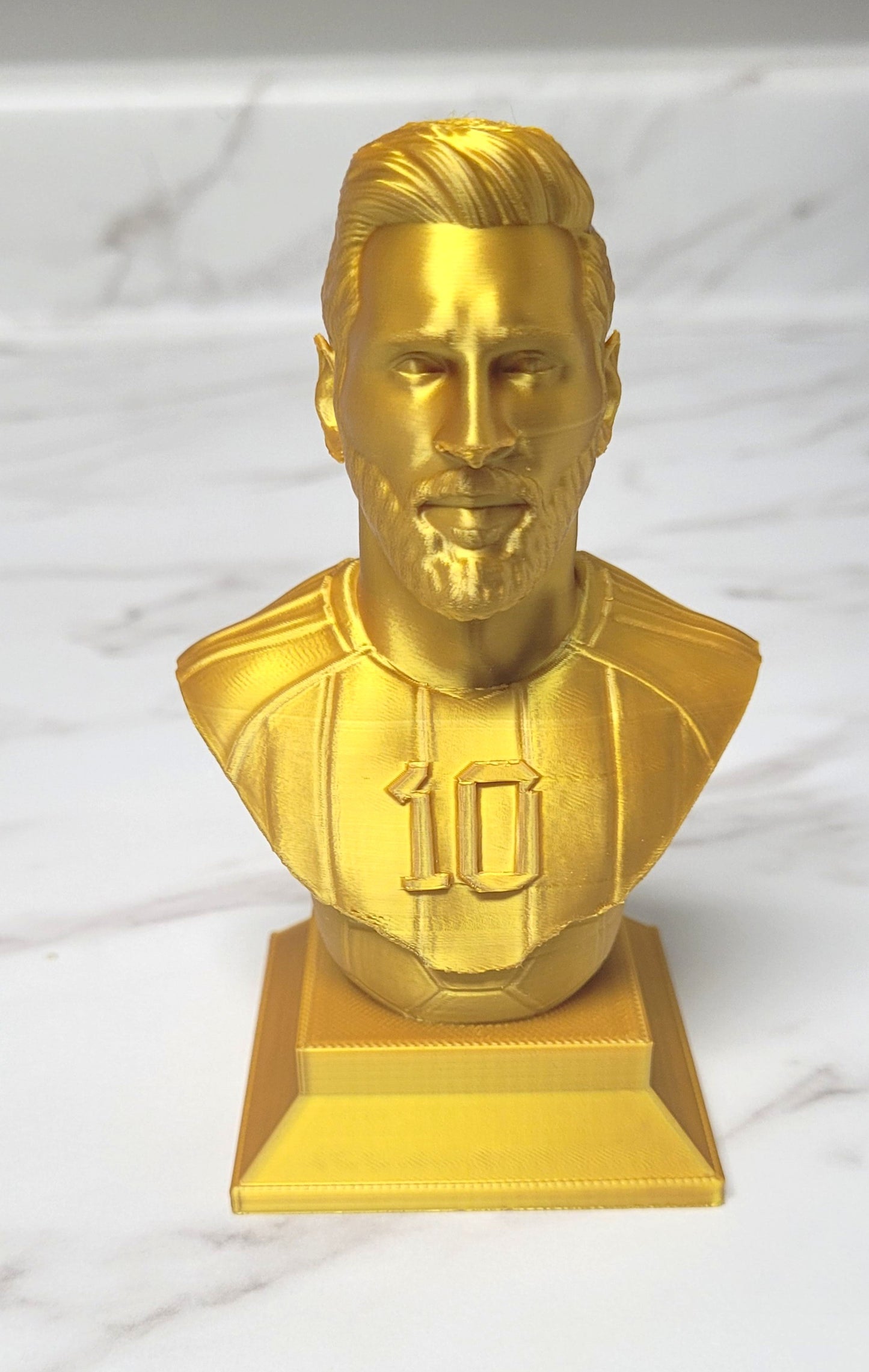 Lionel Messi Statue - Gold