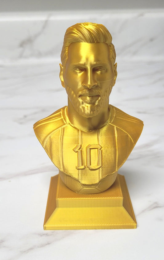 Lionel Messi Statue - Gold