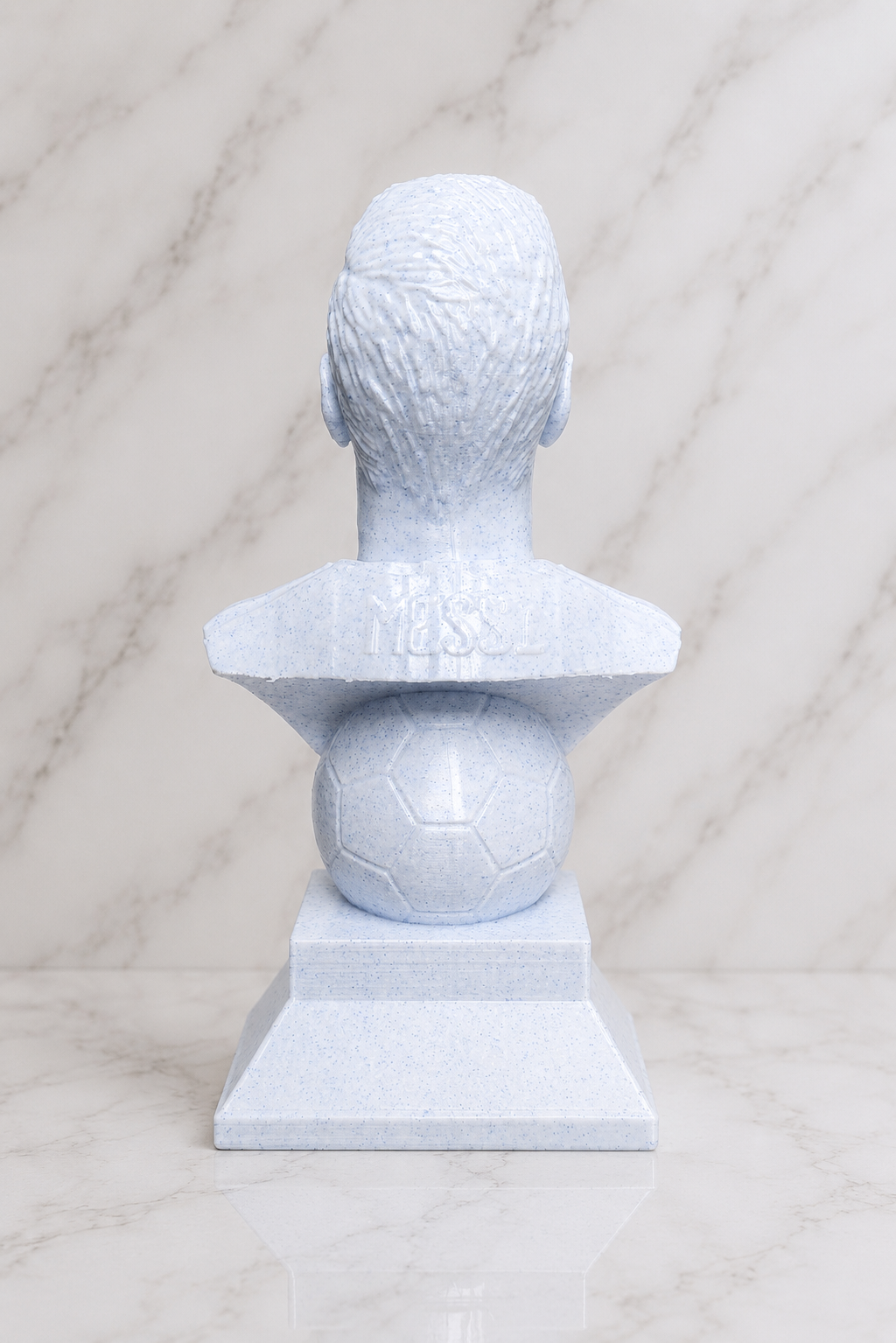 Lionel Messi Statue - Blue Marble