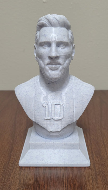 Lionel Messi Statue - Blue Marble