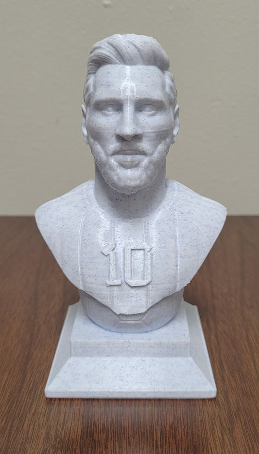 Lionel Messi Statue - Blue Marble